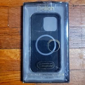 DELILAH  SILICONE PROTECTIVE SLIM CASE For IPhone 14/pro/13pro